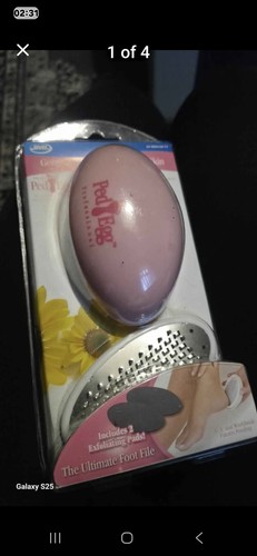 Pink ped egg foot file - foot, callus